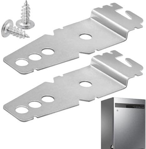 Supporto per lavastoviglie | Supporto per piano di lavoro in metallo lavastoviglie | Clip di installazione per lavastoviglie | Robusto supporto da incasso per lavastoviglie e parti di montaggio per