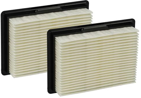 vhbw 2x Filtro plisado plano compatible con Bosch GAS 10.8 V-Li, 12 V, 12V Professional aspiradora - Elemento filtrante