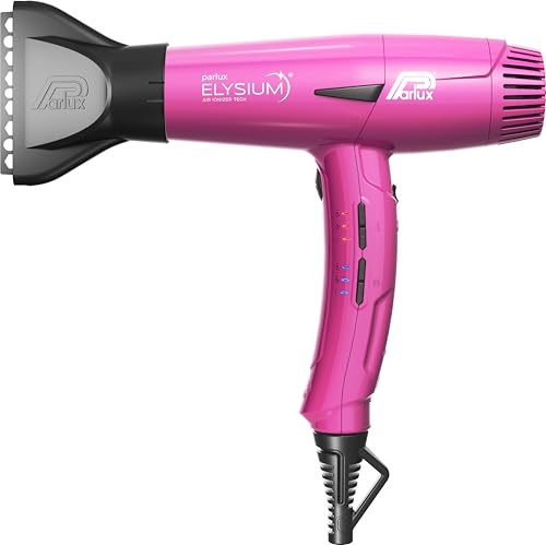 Parlux Elysium + Magic Compact Fuchsia - Haartrockner mit Diffusor