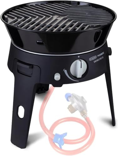 CADAC - Safari Chef 30 LP Combo - Tragbare Grills - GreenGrill Keramikbeschichtung - Inkl. Tragetasche – Camping - 50mBar – Grillutensilien