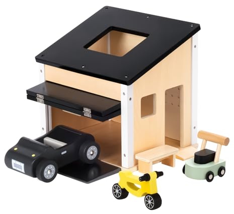 OOOK BCOK104 Wooden Dollhouse Garage