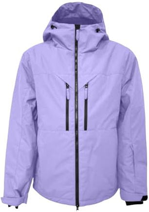 BIBOKAOKE Damen Skijacke Wasserdicht Winddicht Warm Winter Outdoorjacke Reisen Treking Softshelljacke Sportjacke Mit Kapuze Schneejacke Warme Mantel Snowboardjacke