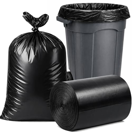 SurpOxyLoc 180L 100x120cm Heavy Duty Bin Bags 20Pack Strong Waste Bags | Kitchen Tall Reinforced Leakproof Trash Garbage Bags