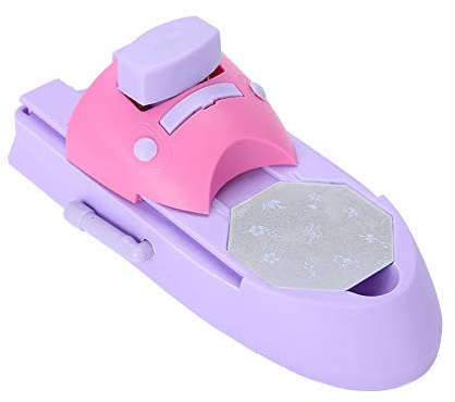 Jelquix Nail Printing Machine Durable Lovely Design with Metal Printed Templates for DIY Nail Art Easy Control for Manicure Tools