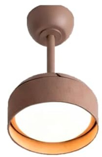 CREATE / WIND CLEAR LAMP/Ventilador de techo con luz lino moca con mando / 40W, Silencioso, Ø55 cm, 6 velocidades, aspas retráctiles, programable, función verano-invierno, luz led 3 temperaturas