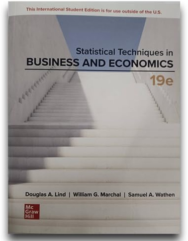 Statistical Techniques in Business and Economics ISE