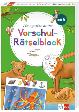 Klett Mein großer bunter Vorschul-Rätselblock: ab 5 Jahren