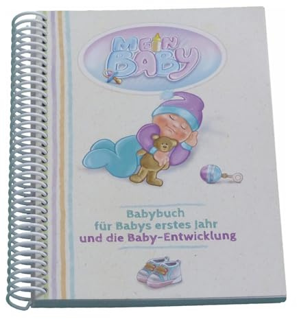 Babybuch für Babys erstes Jahr: Mein Baby ist ein Babytagebuch für Babyfotos und die wertvollen Momente/Erinnerungen aus der Baby-Entwicklung - ideal auch als Babygeschenk