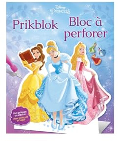 Disney Prikblok Princess / Disney bloc à perforer Princesse: Met prikpen en viltmat