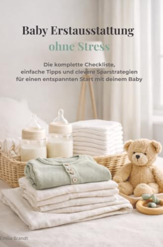 Endlich vorbereitet: Baby Erstausstattung ohne Stress: Was du wirklich brauchst und was du getrost weglassen kannst inkl. Checkliste, Tipps und Sparstrategien