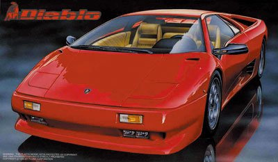1/24 Lamborghini Diablo (Model Car) Fujimi Real Sports Car| RS-21