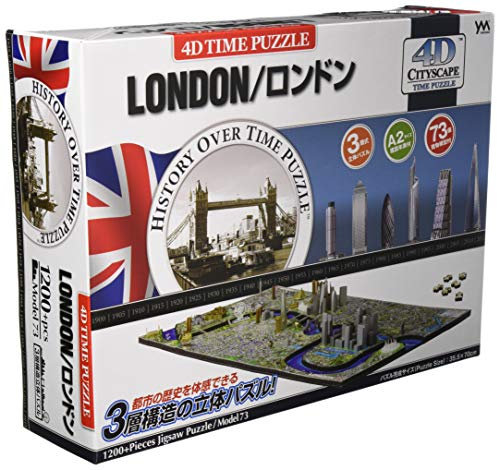 The Yanoman 4D City Scape TIME Puzzle London 77-048 (Japan Import)