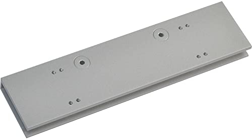 Glasklemmplatte TS 92, Glasstärke -10 mm, silber ; 1 Stück