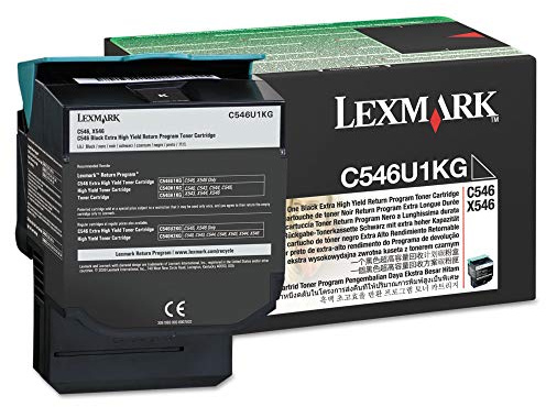 Lexmark C546U1KG - C546 X546 BLACK EXTRA HIGH RTN PROG
