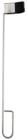 ProDec Pinceau coudé pour radiateur, manche 400 mm, pour peindre derrière les radiateurs et espaces à l’accès difficile, pour émulsions, peintures brillantes, satinées, sous-couches