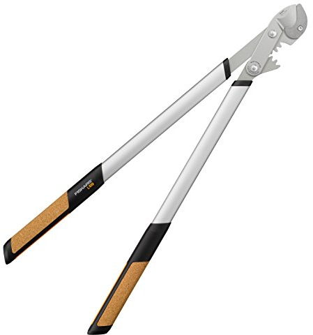 Fiskars Troncarami a incudine Quantum per legno secco e duro, Diametro di taglio: 5,5 cm, Lame in acciaio temprato con rivestimento antiaderente, Lunghezza: 80 cm, Nero/Arancione, L109, 1001437