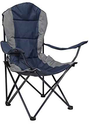 Mountain Warehouse Deluxe Camping Chair - Patterned Navy One Size