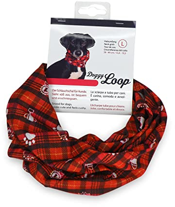 extraZoo Doggy Loop - Hundeschal rot in M