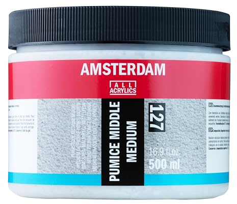 Amsterdam Effect Medium - Médiums à effets 127 Jar 500 ml - Améliorateur de texture pour la peinture acrylique