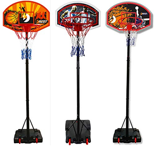 Best Sporting Basketballkorb Outdoor Kinder Premium 305cm I Outdoor Basketballkorb 305cm verstellbar I Basketball Korb Outside I Transportable Korbanlagen für Einsteiger