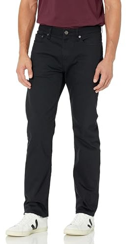 Amazon Essentials Jean Stretch Coupe Droite Homme, Noir, 34W / 30L