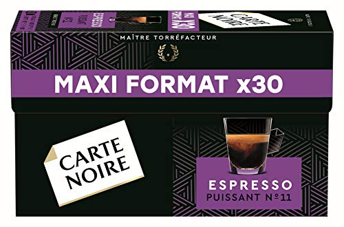Carte Noire Espresso Puissant N°11 Capsules Compatibles Nespresso 159 g - Lot de 4