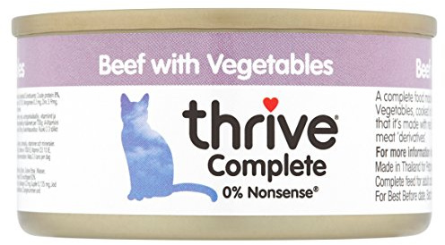 thrive cat Complete - Beef with Vegetables 12x75g