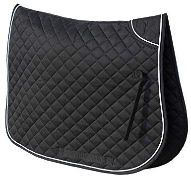 Rhinegold Doppelschabracke, 0, Schabracke, Schwarz, Cob