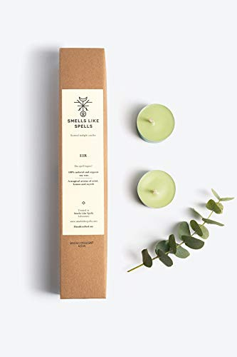 SMELLS LIKE SPELLS Handgemachte Duft-Teelichter EIR mit magischem Duft von Minze, Limette und Myrrrh