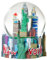 New York City The Big Apple Schneekugel, mehrfarbig, 80 mm