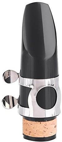 Blattschraube für Klarinette, Premium-Kunststoff-Klarinettenmundstück und Deckel mit Klemmensatz für Klarinettenzubehör Klarinettenmundstück Ersatz Langlebig und stabil Musikinstrumentenzubehör