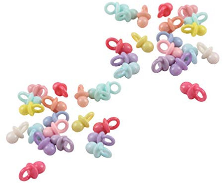 EXCEART 80 Stk Schnullerclips Für Babys Schnuller Schnullerhalter Weicher Schnuller Komfort Schnuller Transparenter Schnuller Zahnen Greifen Schnullerbox Mini Kleinkind