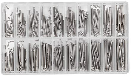 Uhrenarmband Verschluss Stangen, Rohrreibungsstift Druckleisten Stifte Uhrenreparaturwerkzeug-Set Uhrenzubehör für Uhrenarmband Schließbänder Schnallen