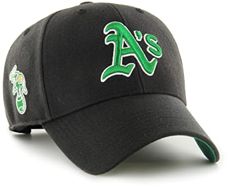 '47 Oakland Athletics Black MLB Sure Shot Most Value P. Snapback Cap - One-Size