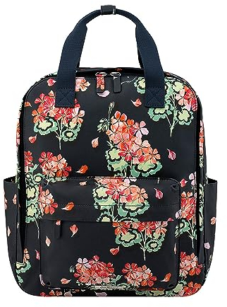 Cath Kidston Geraniums Utility Rucksack, Marineblau, navy, L