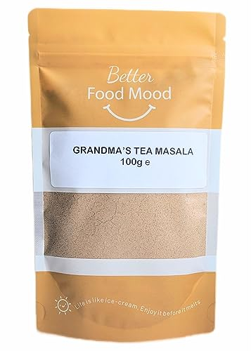 Better Food Mood Grandma's Chai Tea Masala Powder 100g | 8 Spice Tea Masala for Masala Chai | Tea Masala Powder Indian | Tea Masala Powder Kenyan