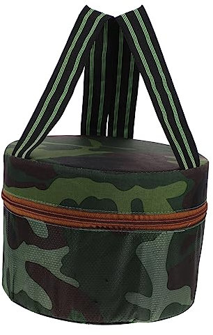 Kisangel balancín de jardín pequeño Taburete de jardín heces escabel Taburete para los pies pequeño Taburete de Camping Llevar Pidún mesas y sillas Muelle Trabaja Taburete bajo paño