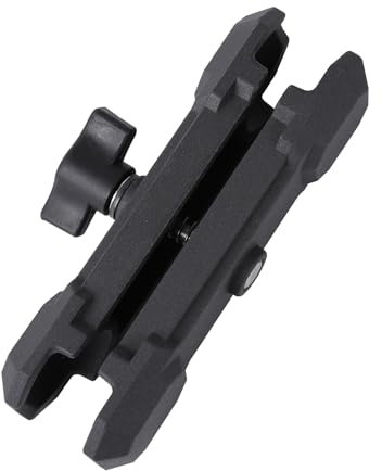 Leenconghui 5.9 Aluminum Alloy Double Socket Arm for 1.5 / 38mm Ball Accessories, Compatible with RAM Mount C Size Ball Components