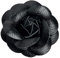 SOUTHJIELING Broche en forme de camélia en cuir synthétique pour vêtements de mariage, Cuir