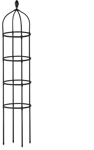 URPIZY 175cm Trellis for Climbing Plants, Tomato Plant Support, Outdoor Rose Bush Round Trellis Plant Support for Climbing Vines, for Vegetables, Flowers, Fruit Vertical Grow