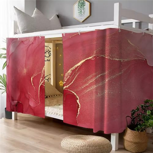 Treer Bettvorhang Hochbett Etagenbett Blackout Vorhänge Drucken Staubdicht Betthimmel Hochbett Kinder Bettzelt Schlafsaal Bettvorhänge (Sand bewegen 3,1,5 m x 2 m (2 Stück))