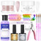 DouborQ Acrylic Nail Kit Starter Set Acrylic Nail Art Supplies for Beginner with Everything (02 04)