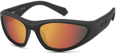 POLAROID Brille PLD 2165/S Größe 59-18 mm Matte Schwarz Rot/Eye size: 59 - Bridge size: 18