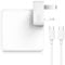 TT&C Mac Book Air Charger,61W USB C Fast Power Adapter Charger, Compatible with Mac Book Air 2018-2021,Macbook Pro 13 inch,iPad Pro, Lenovo,and More(6.6FT C to C Cable Included)