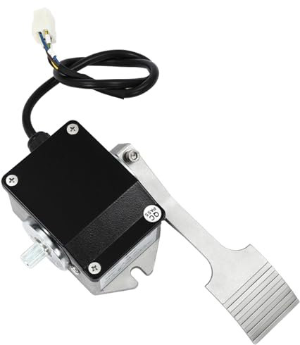 Acceleratore elettrico a pedale acceleratore per carrello elevatore, pedale dell'acceleratore elettronico superficie concava convessa acceleratore carrello elevatore bordi lisci, acceleratore