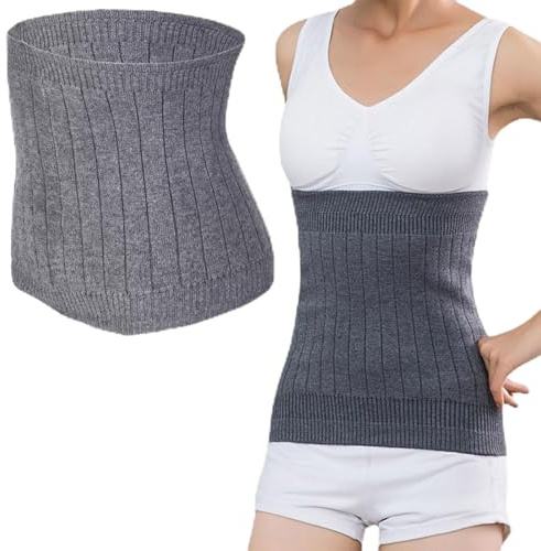 Miayical Nierenwärmer für Männer & Frauen – Elastischer Wärmegürtel bei Rückenschmerzen, Hexenschuss & Menstruation | Nierengurt Wärmend für Taille, Rücken & Bauch im Winter