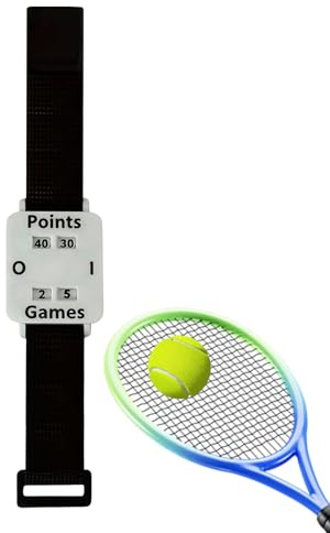 Score Keeper Armband – Großes Display, verstellbarer Zähler, Tennis-Badminton-Anzeigetafel, bequeme Handschlaufe, manuelles Talling-Gerät für Männer und Frauen, Outdoor-Sportspiele, Indoor-Park-Hof