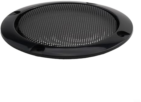 Juego de 2 cubiertas de rejilla de altavoz para audio de coche con tornillos, resiste la humedad y la contaminación atmosférica (3 pulgadas)