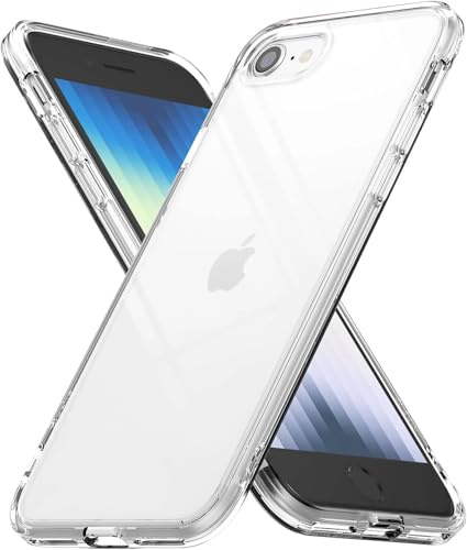 KK KENIK Silicone Case for iPhone SE 2020/2022, iPhone 8/7, Soft-Touch, Crystal-Clear,Shockproof, DustProof, Antiskid Phone Cover for iPhone SE 2nd 3rd Generation (Clear)