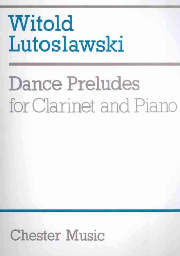 Dance Preludes . Klarinette Solo.: Clarinet and Piano